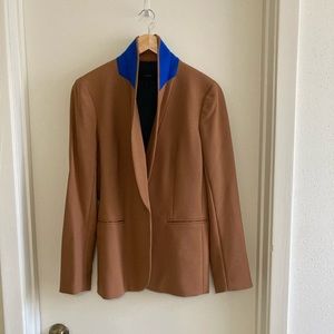 J Crew Classic Parke Blazer in Wool Blend Camel